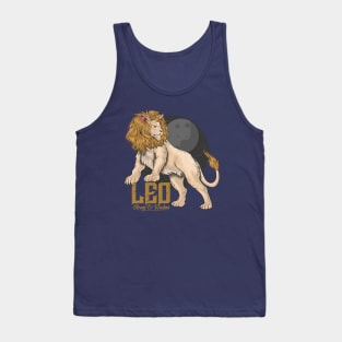 lion leo strong wisdom Tank Top